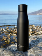 Smart HydroUp – Selbstreinigende Trinkflasche: Innovative Selbstreinigungsfunktion, Temperaturanzeige, Trinkerinnerung 750ml - Mareverty