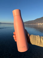 Smart HydroUp – Selbstreinigende Trinkflasche: Innovative Selbstreinigungsfunktion, Temperaturanzeige, Trinkerinnerung 750ml - Mareverty