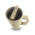 HydroUp Cup - Thermobecher / Trinkbehälter mit 100% auslaufsicherem Deckel, Trinkhalm und Tragegriff (1,2 Liter) - Mareverty