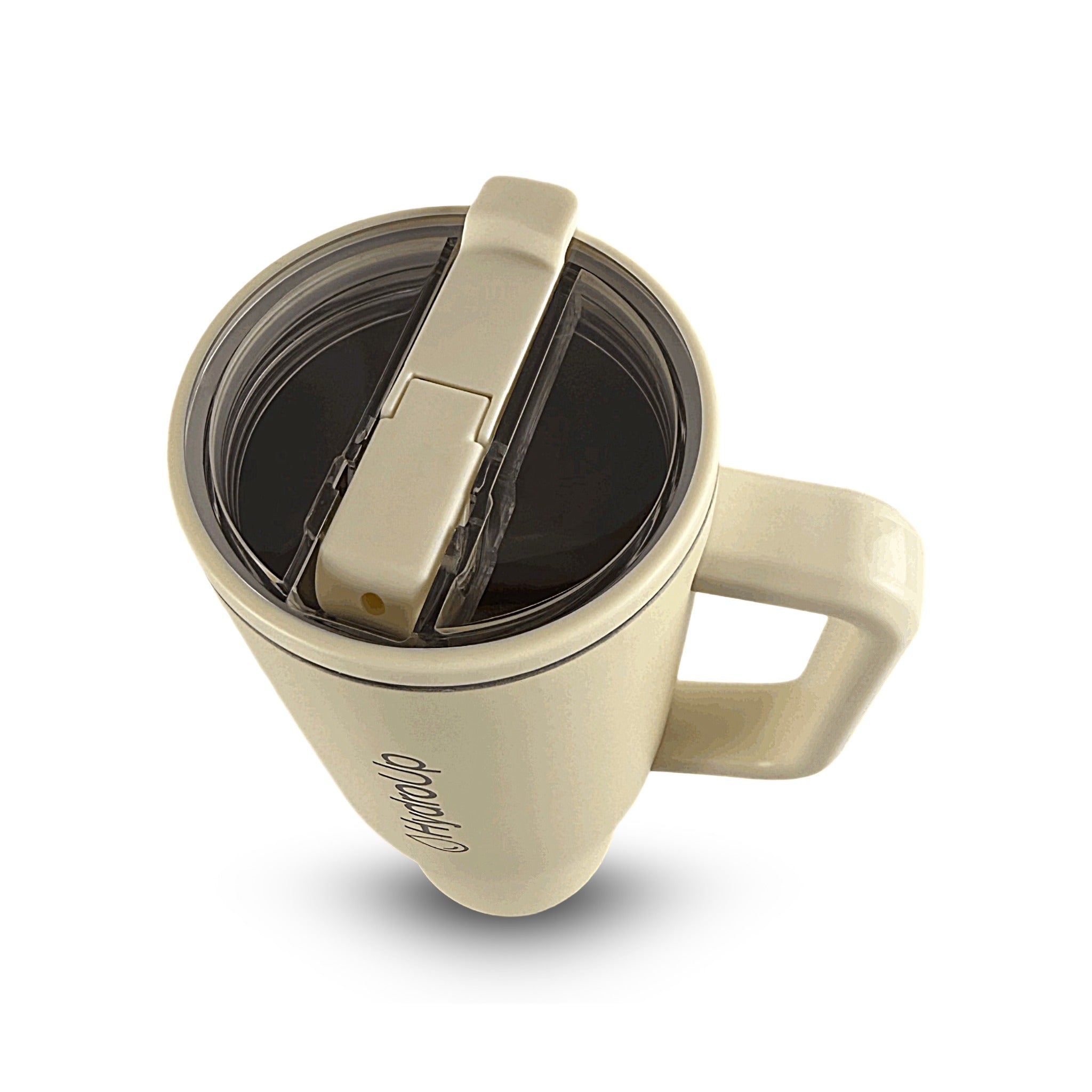 HydroUp Cup - Thermobecher / Trinkbehälter mit 100% auslaufsicherem Deckel, Trinkhalm und Tragegriff (1,2 Liter) - Mareverty