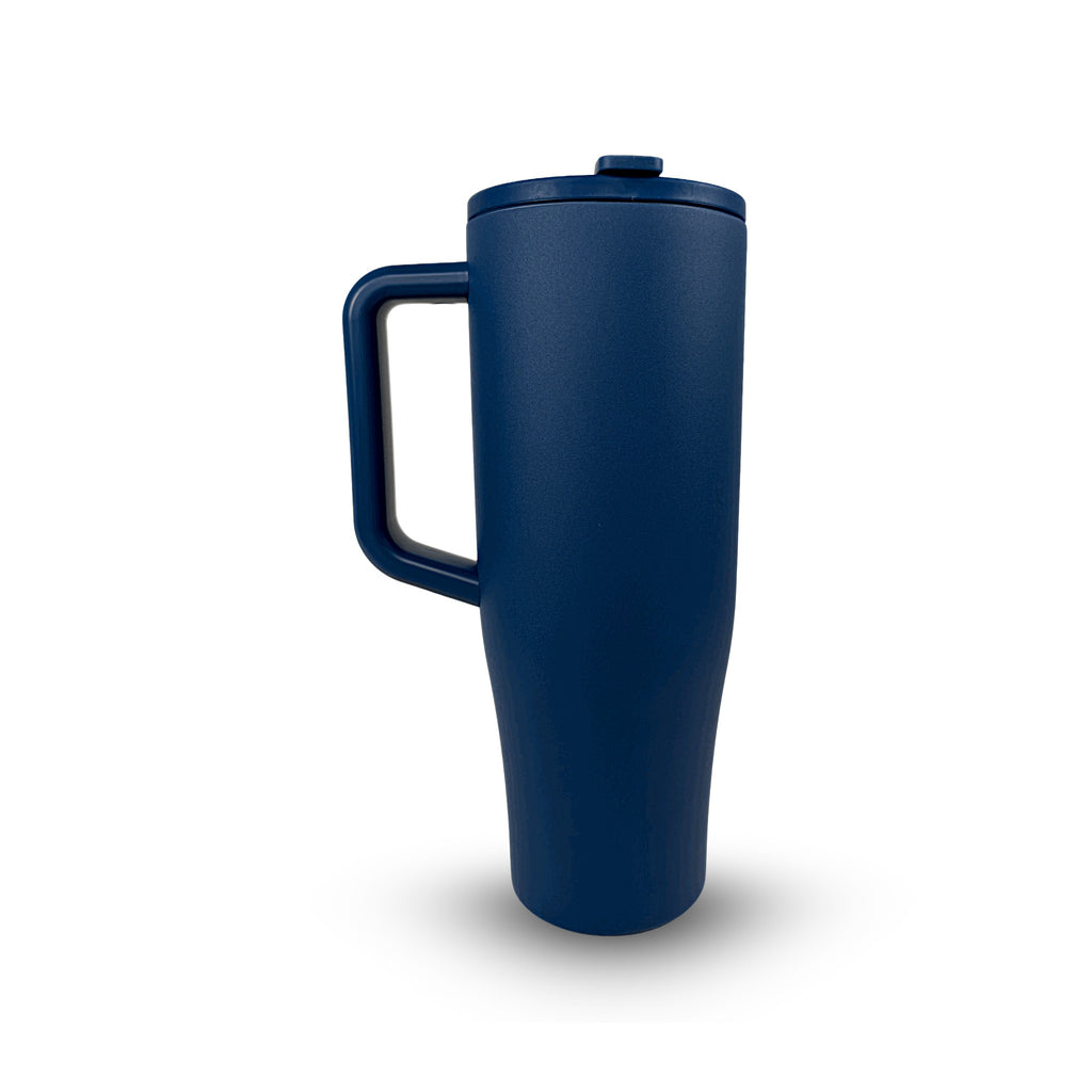 HydroUp Cup - Thermobecher / Trinkbehälter mit 100% auslaufsicherem Deckel, Trinkhalm und Tragegriff (1,2 Liter) - Mareverty