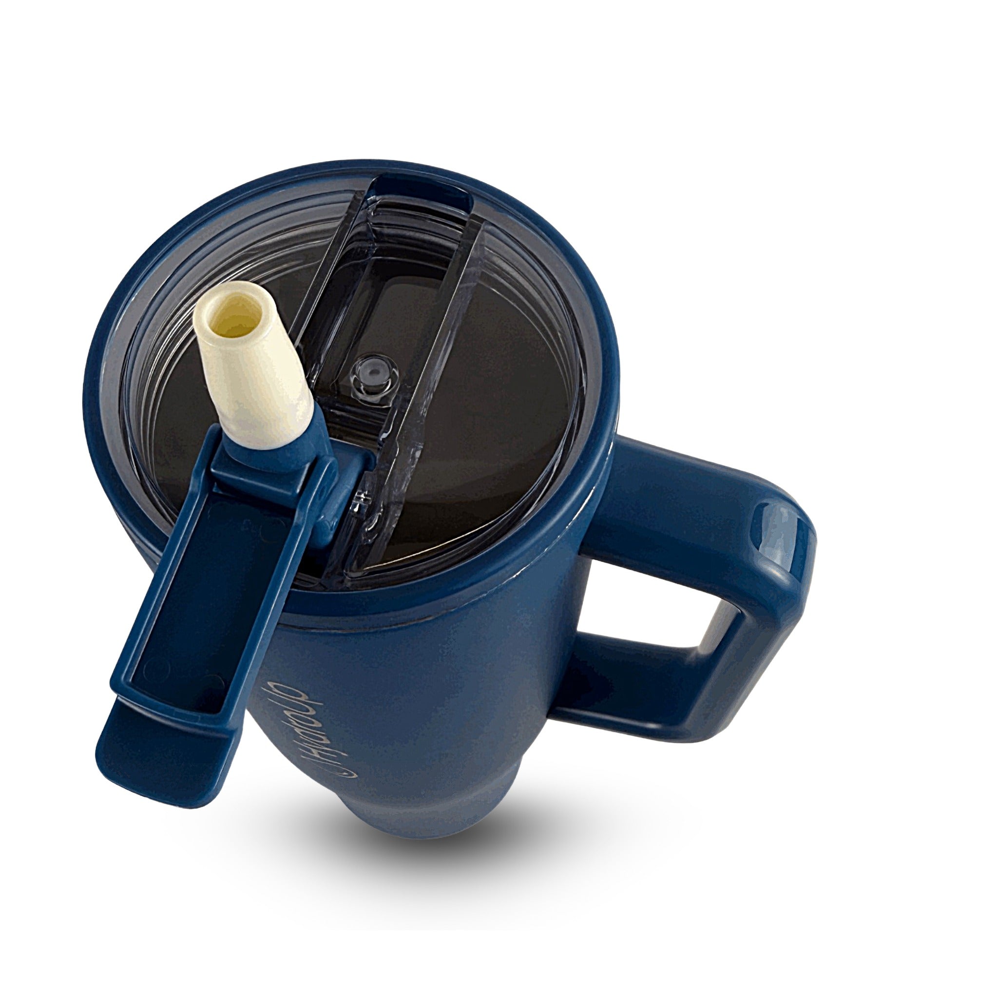 HydroUp Cup - Thermobecher / Trinkbehälter mit 100% auslaufsicherem Deckel, Trinkhalm und Tragegriff (1,2 Liter) - Mareverty