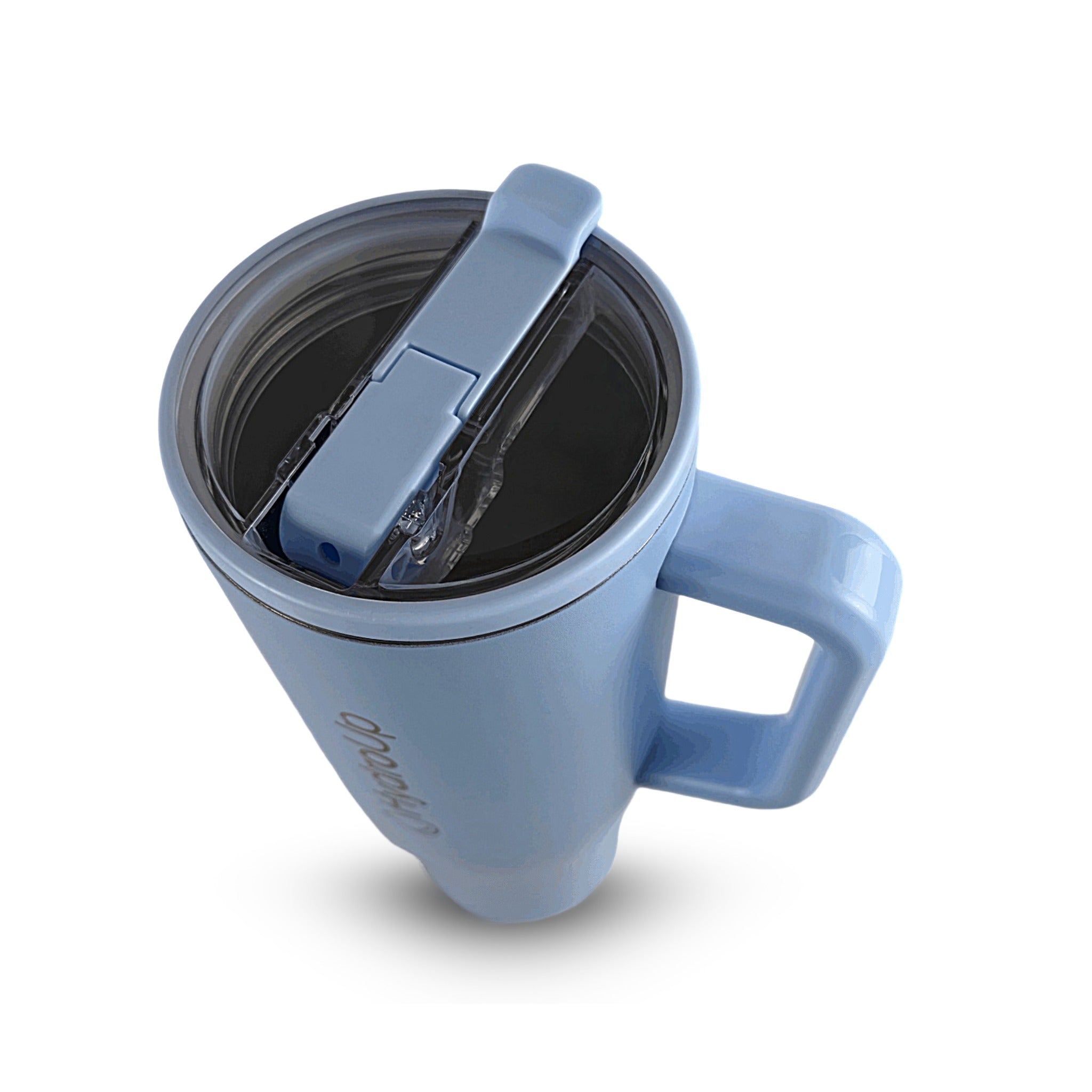 HydroUp Cup - Thermobecher / Trinkbehälter mit 100% auslaufsicherem Deckel, Trinkhalm und Tragegriff (1,2 Liter) - Mareverty