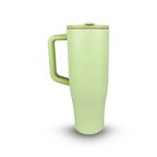 HydroUp Cup - Tumbler / Thermobecher / Trinkbehälter mit 100% auslaufsicherem Deckel, Trinkhalm und Tragegriff (1,2 Liter) - Mareverty
