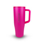 HydroUp Cup - Tumbler / Thermobecher / Trinkbehälter mit 100% auslaufsicherem Deckel, Trinkhalm und Tragegriff (1,2 Liter) - Mareverty
