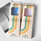 Glasstrohhalme (4er-Set mit Reinigungsbürste) - Nachhaltige Trinkhalme - Mareverty