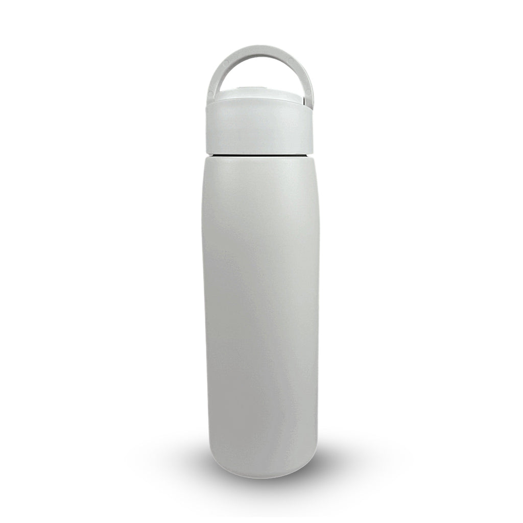 Filter Bottle – Edelstahl-Trinkflasche mit integriertem Kalkfilter und Tragegriff - entkalkt Wasser & optimiert Geschmack (750 ml) - Mareverty