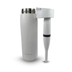 Filter Bottle – Edelstahl-Trinkflasche mit integriertem Kalkfilter und Tragegriff - entkalkt Wasser & optimiert Geschmack (750 ml) - Mareverty