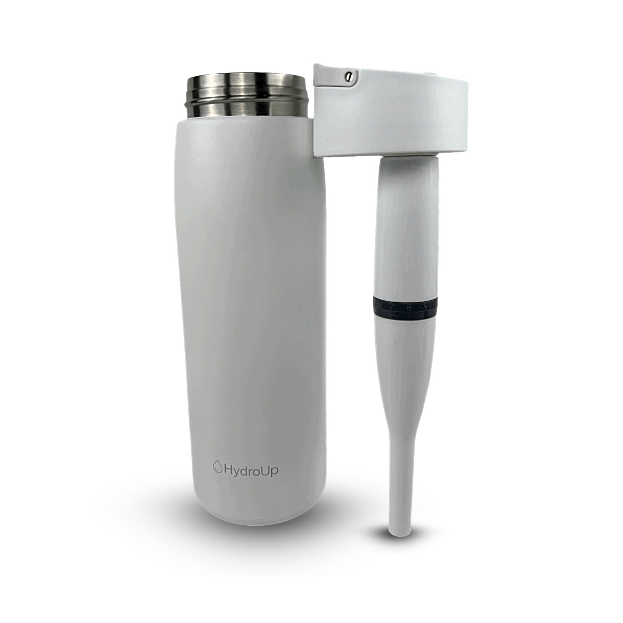 Filter Bottle – Edelstahl-Trinkflasche mit integriertem Kalkfilter und Tragegriff - entkalkt Wasser & optimiert Geschmack (750 ml) - Mareverty