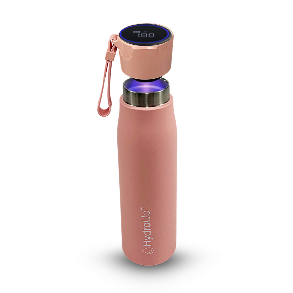 Selbstreinigende Trinkflasche - Smart HydroUp: Selbstreinigungsfunktion, Temperaturanzeige, Trinkerinnerung (500 ml) - Mareverty