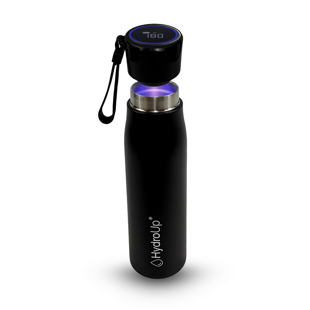 Selbstreinigende Trinkflasche - Smart HydroUp: Selbstreinigungsfunktion, Temperaturanzeige, Trinkerinnerung (500 ml) - Mareverty