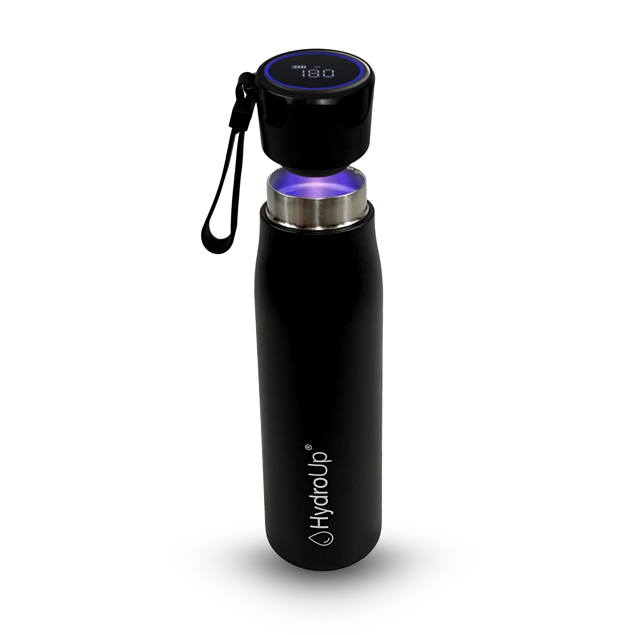 Selbstreinigende Trinkflasche - Smart HydroUp: Selbstreinigungsfunktion, Temperaturanzeige, Trinkerinnerung (500 ml) - Mareverty