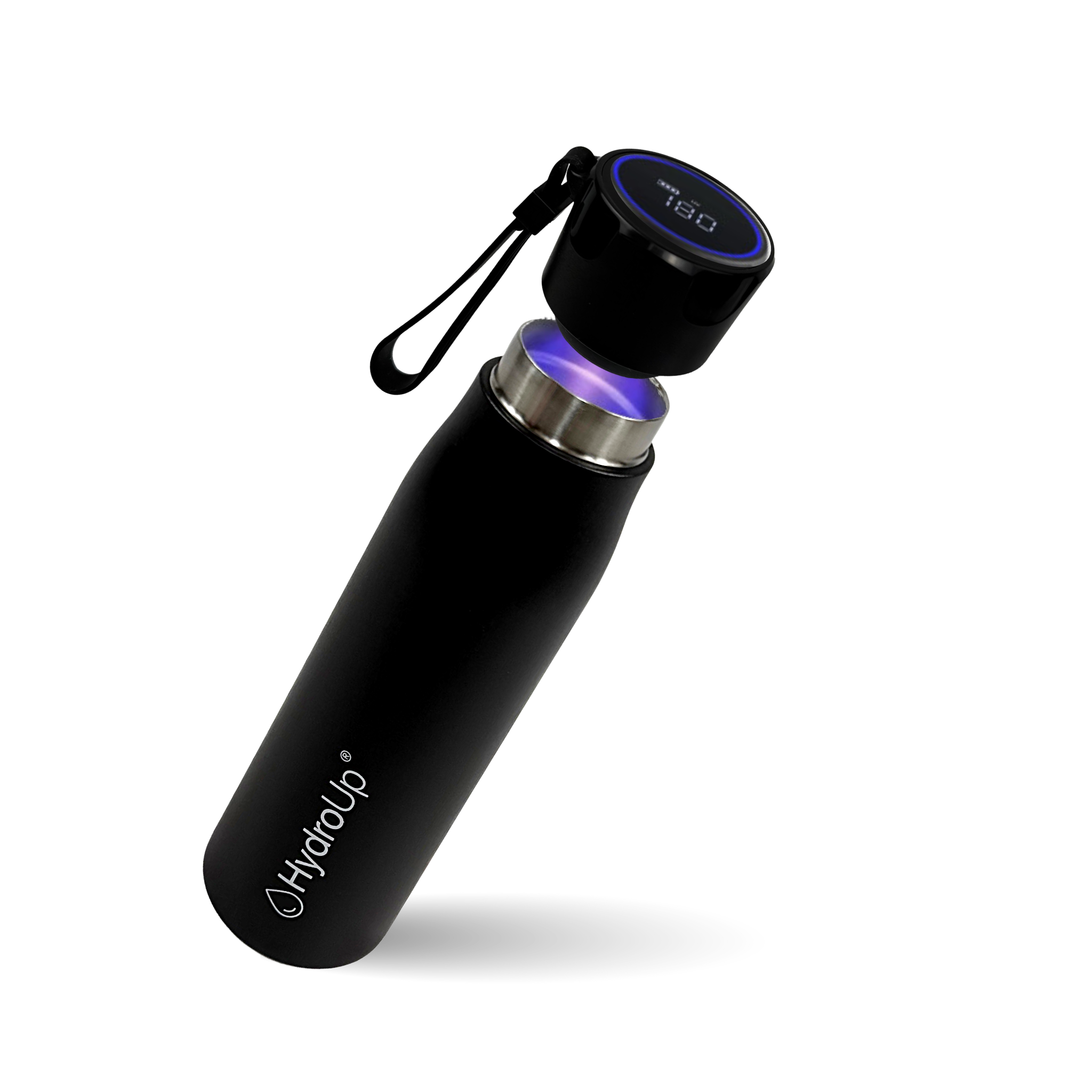Selbstreinigende Trinkflasche - Smart HydroUp: Selbstreinigungsfunktion, Temperaturanzeige, Trinkerinnerung (500 ml) - Mareverty