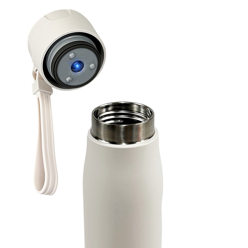 Selbstreinigende Trinkflasche - Smart HydroUp: Selbstreinigungsfunktion, Temperaturanzeige, Trinkerinnerung (500 ml) - Mareverty