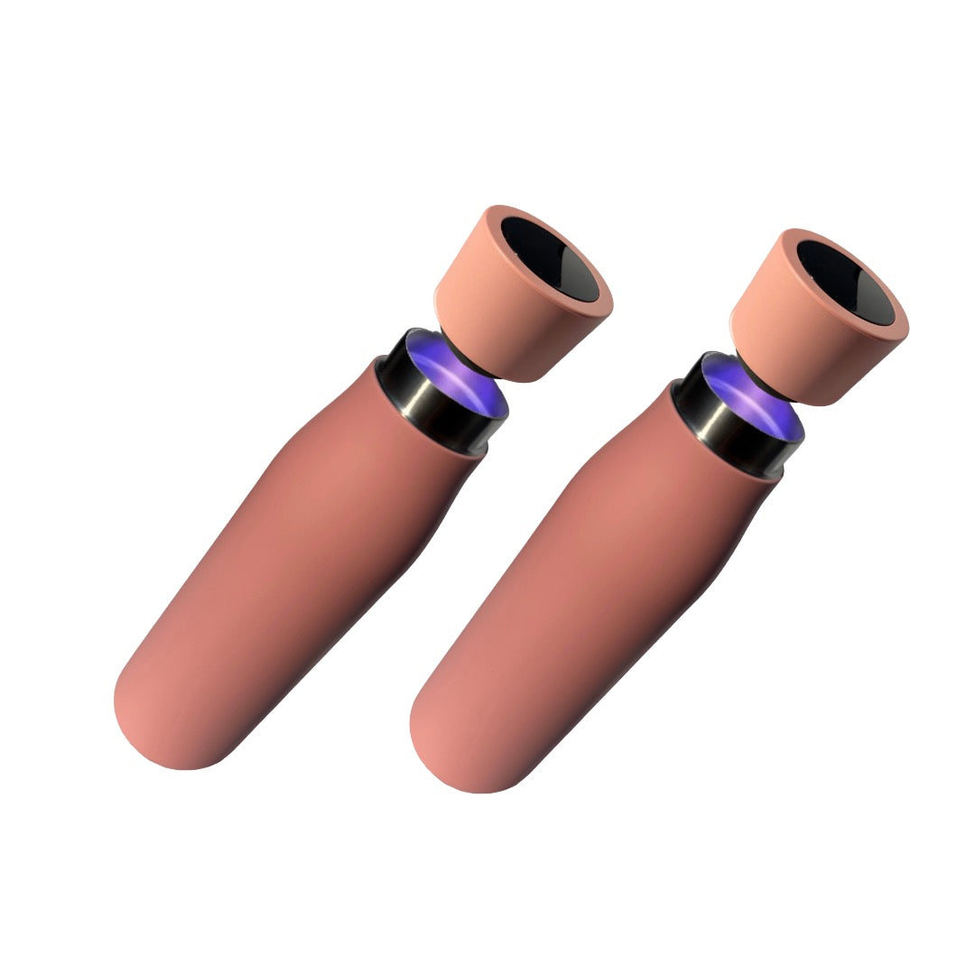 Sparset: 2x Selbstreinigende Trinkflasche - Smart HydroUp: Selbstreinigungsfunktion, Temperaturanzeige, Trinkerinnerung - 750ml - Mareverty