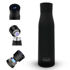 Selbstreinigende Trinkflasche - Smart HydroUp: Selbstreinigungsfunktion, Temperaturanzeige, Trinkerinnerung (750ml) - Mareverty