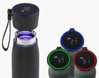 Sparset: 2x Selbstreinigende Trinkflasche - Smart HydroUp: Selbstreinigungsfunktion, Temperaturanzeige, Trinkerinnerung - 500 ml - Mareverty
