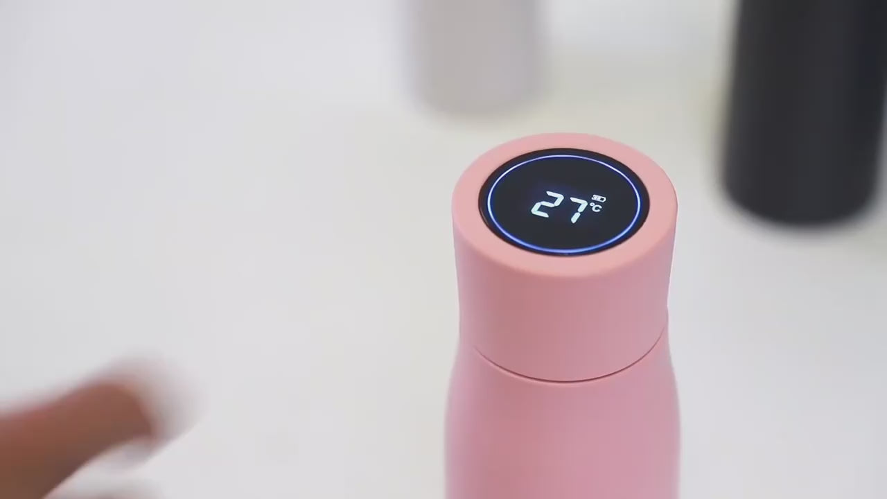 Selbstreinigende Trinkflasche - Smart HydroUp: Selbstreinigungsfunktion, Temperaturanzeige, Trinkerinnerung (750ml)